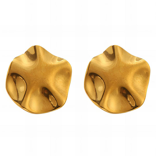 18K gold plated Stainless steel earrings, Intensity 89561-0