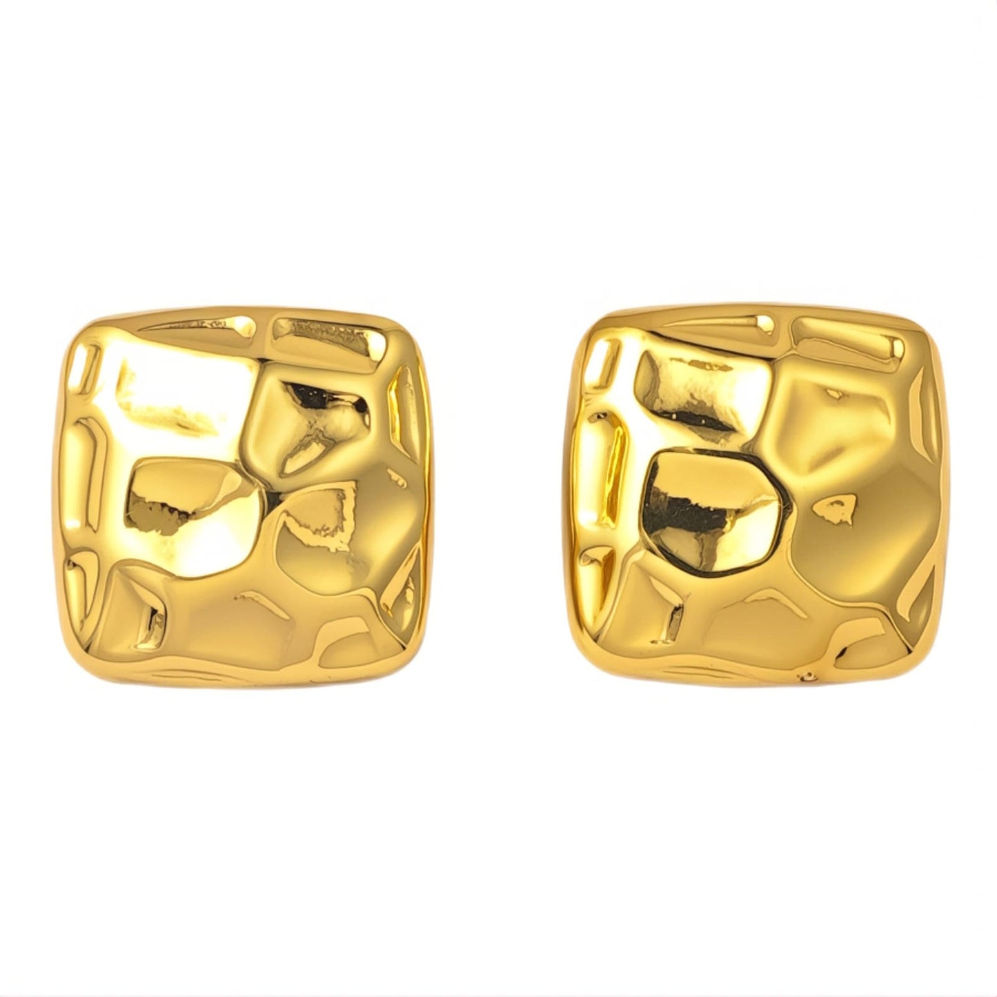18K gold plated Stainless steel earrings, Intensity 89566-0