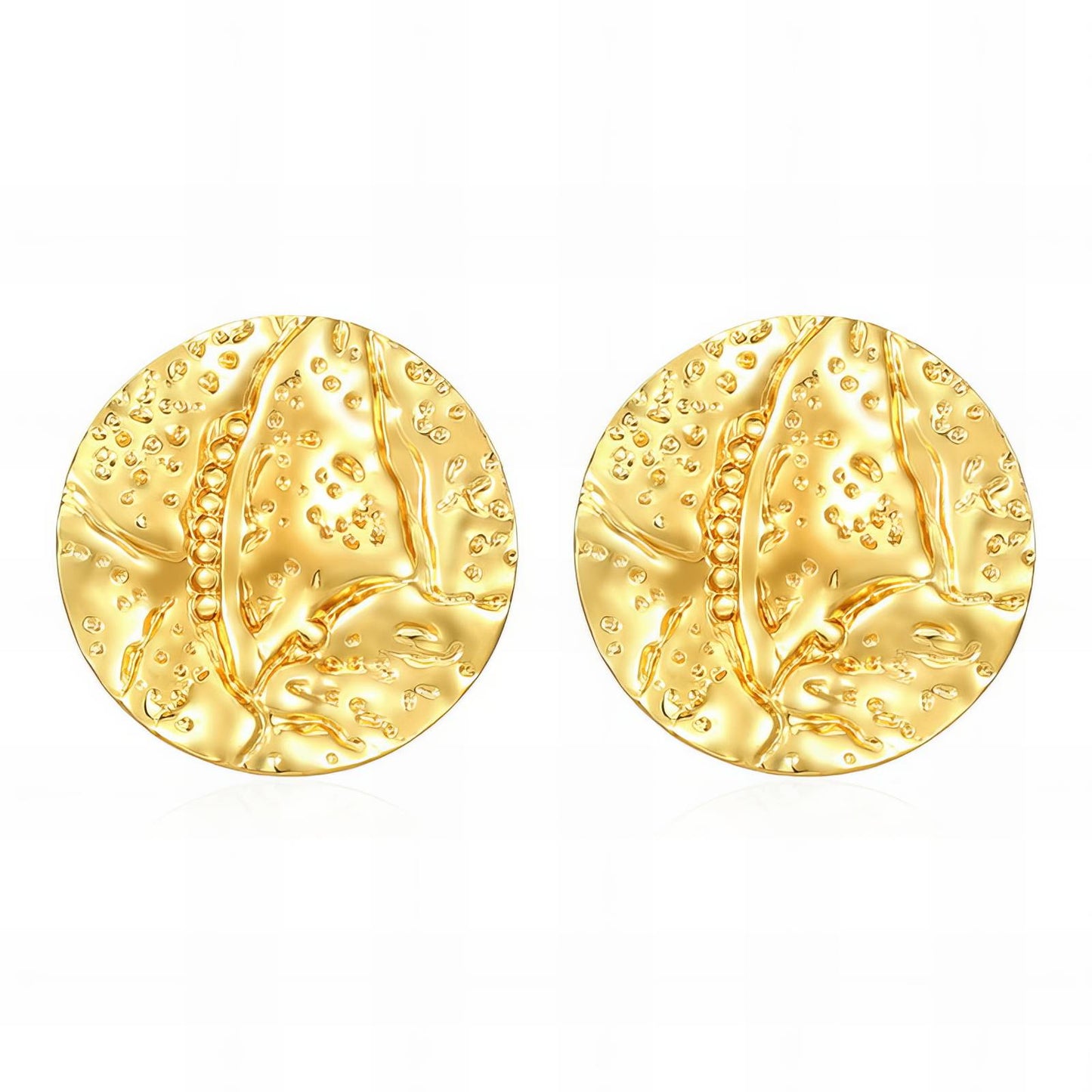 18K gold plated Stainless steel earrings, Intensity 89570-0