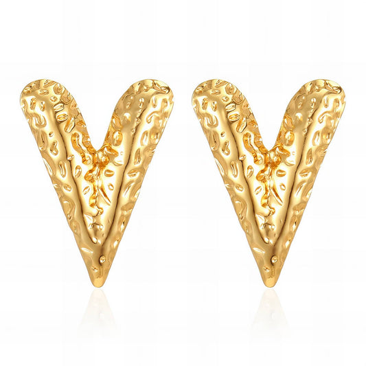 18K gold plated Stainless steel earrings, Intensity 89571-0