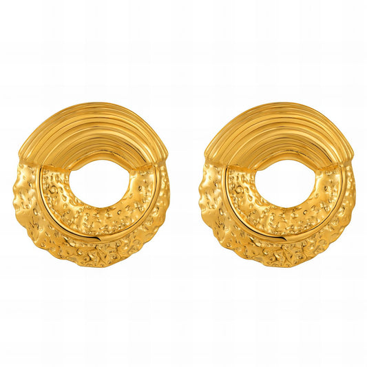 18K gold plated Stainless steel earrings, Intensity 89575-0