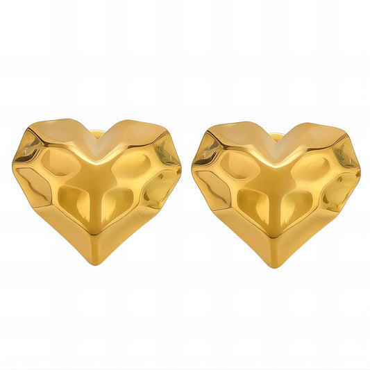 18K gold plated Stainless steel earrings, Intensity 89580-0
