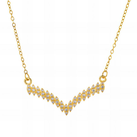 18K gold plated Stainless steel necklace, Ellis jewellery 89593-0
