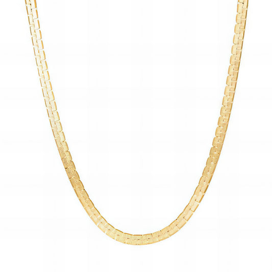 18K gold plated Stainless steel necklace, Intensity 89606-0