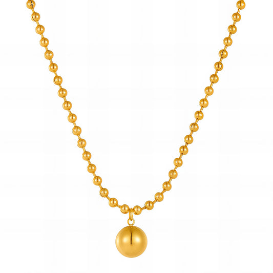 18K gold plated Stainless steel necklace, Intensity 89631-0