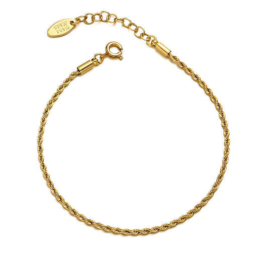 18K gold plated Stainless steel bracelet, Intensity 89761-0