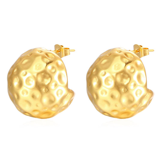 18K gold plated Stainless steel earrings, Intensity 89807-0