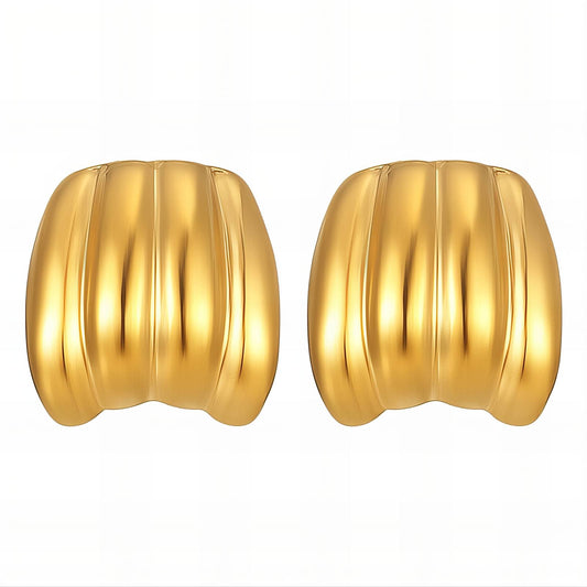 18K gold plated Stainless steel earrings, Intensity 89815-0